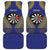 Personalised Niue Darts Car Mats Dart Board Hiapo Pattern - Polynesian Pride