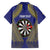 Personalised Niue Darts Hawaiian Shirt Dart Board Hiapo Pattern - Polynesian Pride