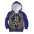 Personalised Niue Darts Kid Hoodie Dart Board Hiapo Pattern - Polynesian Pride