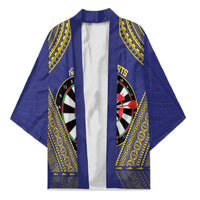 Personalised Niue Darts Kimono Dart Board Hiapo Pattern - Polynesian Pride