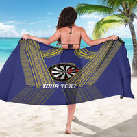Personalised Niue Darts Sarong Dart Board Hiapo Pattern - Polynesian Pride