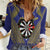 Personalised Niue Darts Women Casual Shirt Dart Board Hiapo Pattern - Polynesian Pride