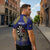 Personalised Niue Darts Zipper Polo Shirt Dart Board Hiapo Pattern - Polynesian Pride