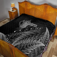 Custom New Zealand Silver Fern Rugby Quilt All Black Go Champions 2023 With Trophy Proud LT14 - Polynesian Pride