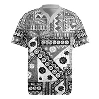 Black Bula Fiji Rugby Jersey Unique Masi Tapa Pattern LT14 Black - Polynesian Pride