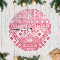 Pink Bula Fiji Tree Skirt Unique Masi Tapa Pattern LT14 Casual Pink - Polynesian Pride