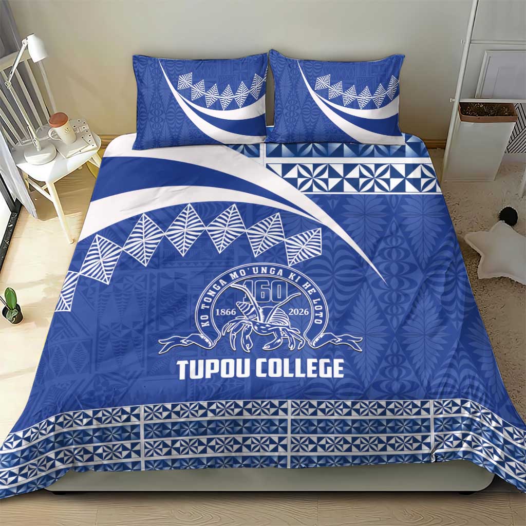 Tonga Tupou College Toloa Bedding Set 160 Years Anniversary Tongan Ngatu Pattern