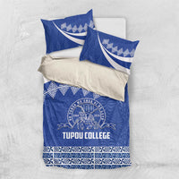 Tonga Tupou College Toloa Bedding Set 160 Years Anniversary Tongan Ngatu Pattern