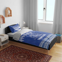 Tonga Tupou College Toloa Bedding Set 160 Years Anniversary Tongan Ngatu Pattern