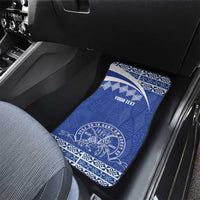 Personalised Tonga Tupou College Toloa Car Mats 160 Years Anniversary Tongan Ngatu Pattern