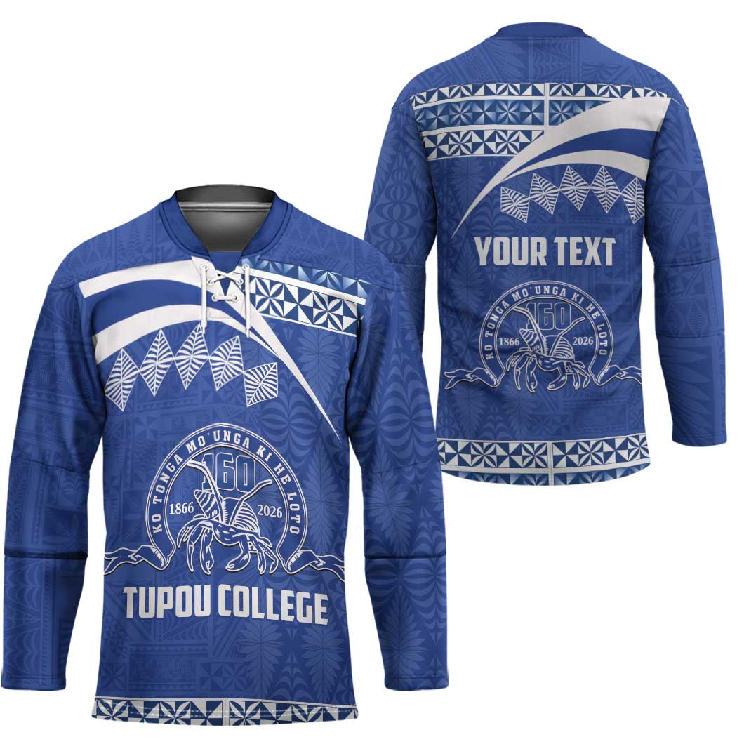Personalised Tonga Tupou College Toloa Hockey Jersey 160 Years Anniversary Tongan Ngatu Pattern