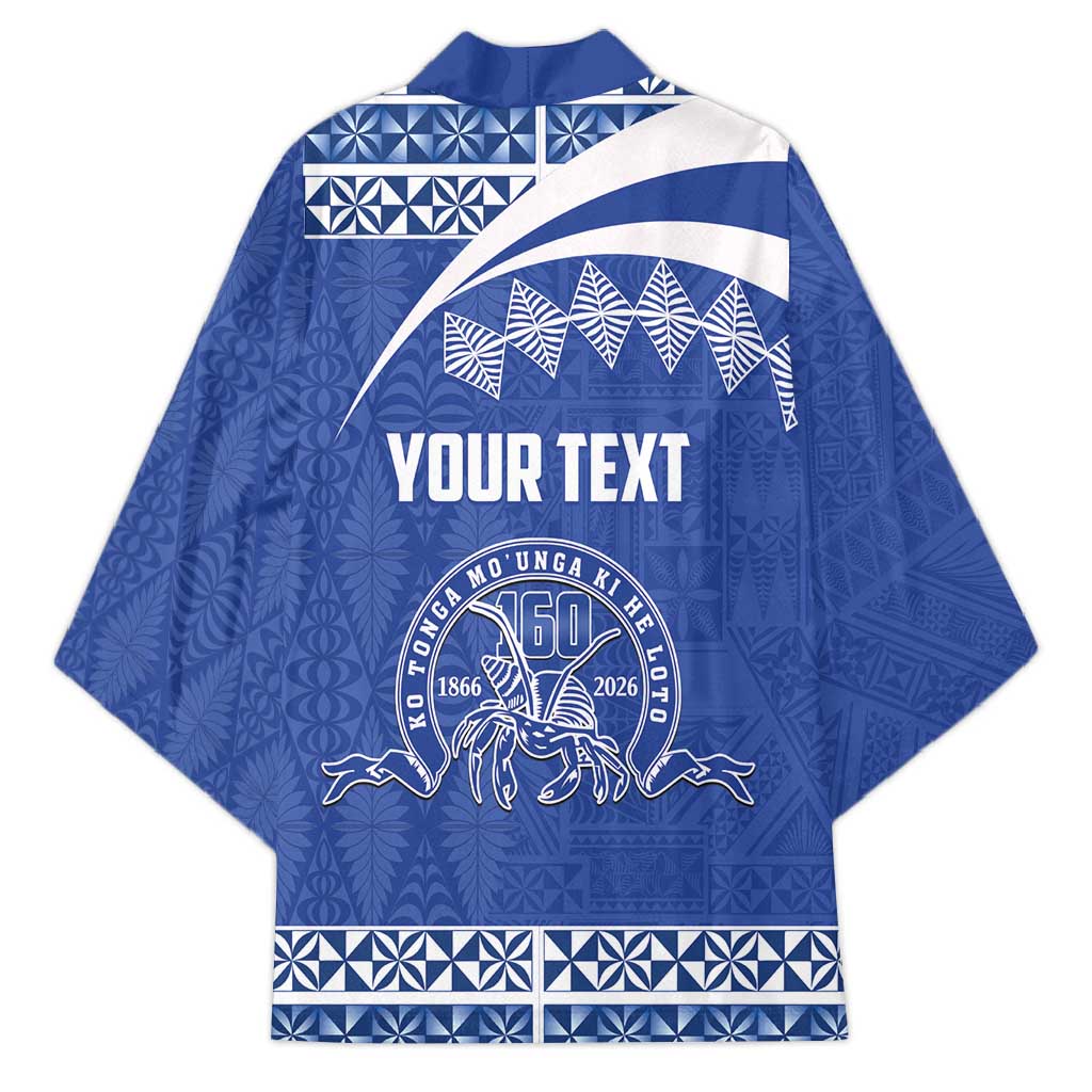 Personalised Tonga Tupou College Toloa Kimono 160 Years Anniversary Tongan Ngatu Pattern LT14 - Polynesian Pride