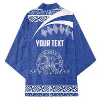 Personalised Tonga Tupou College Toloa Kimono 160 Years Anniversary Tongan Ngatu Pattern LT14 - Polynesian Pride