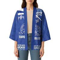 Personalised Tonga Tupou College Toloa Kimono 160 Years Anniversary Tongan Ngatu Pattern LT14 - Polynesian Pride