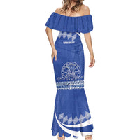 Personalised Tonga Tupou College Toloa Mermaid Dress 160 Years Anniversary Tongan Ngatu Pattern LT14 - Polynesian Pride