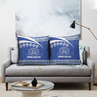Tonga Tupou College Toloa Pillow Cover 160 Years Anniversary Tongan Ngatu Pattern