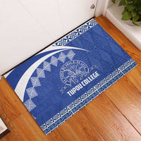 Tonga Tupou College Toloa Rubber Doormat 160 Years Anniversary Tongan Ngatu Pattern LT14 - Polynesian Pride