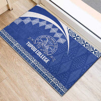 Tonga Tupou College Toloa Rubber Doormat 160 Years Anniversary Tongan Ngatu Pattern LT14 - Polynesian Pride