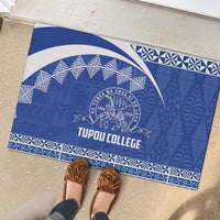 Tonga Tupou College Toloa Rubber Doormat 160 Years Anniversary Tongan Ngatu Pattern LT14 - Polynesian Pride