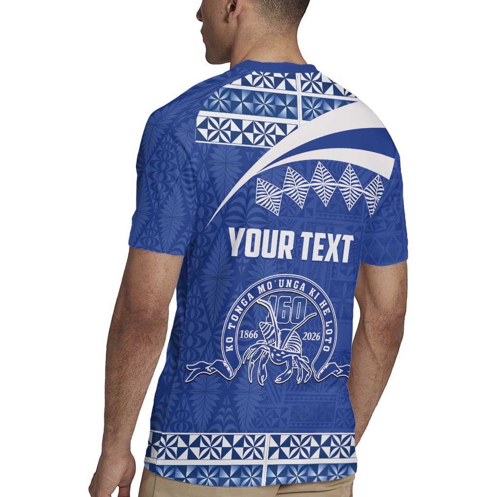 Personalised Tonga Tupou College Toloa Rugby Jersey 160 Years Anniversary Tongan Ngatu Pattern