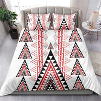 Aotearoa Taniko Bedding Set Niho Taniwha Purapura Whetu Mix Poutama