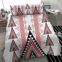 Aotearoa Taniko Bedding Set Niho Taniwha Purapura Whetu Mix Poutama