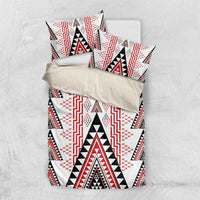 Aotearoa Taniko Bedding Set Niho Taniwha Purapura Whetu Mix Poutama