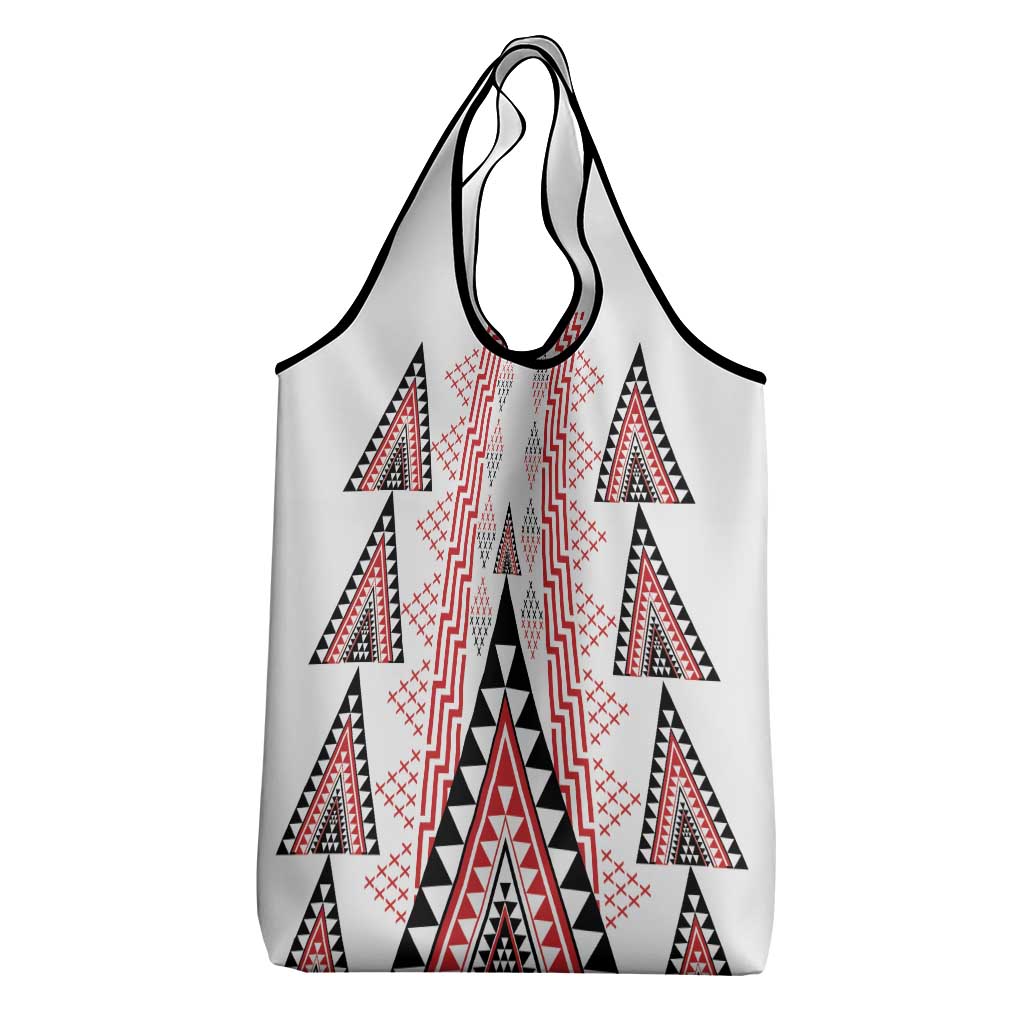 Aotearoa Taniko Grocery Bag Niho Taniwha Purapura Whetu Mix Poutama