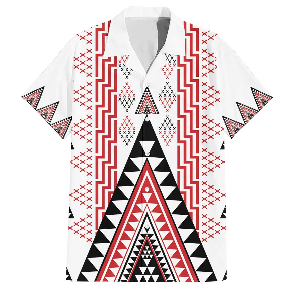 Aotearoa Taniko Hawaiian Shirt Niho Taniwha Purapura Whetu Mix Poutama