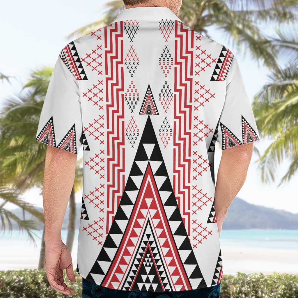Aotearoa Taniko Hawaiian Shirt Niho Taniwha Purapura Whetu Mix Poutama