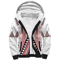 Aotearoa Taniko Sherpa Hoodie Niho Taniwha Purapura Whetu Mix Poutama