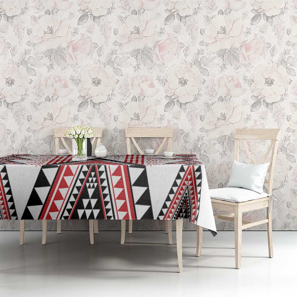 Aotearoa Taniko Tablecloth Niho Taniwha Purapura Whetu Mix Poutama