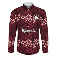 Personalised Cook Islands Mangaia Family Matching Puletasi and Hawaiian Shirt Tiare Maori Polynesian Waves Tattoo