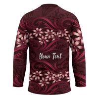 Personalised Cook Islands Mangaia Hockey Jersey Tiare Maori Polynesian Waves Tattoo