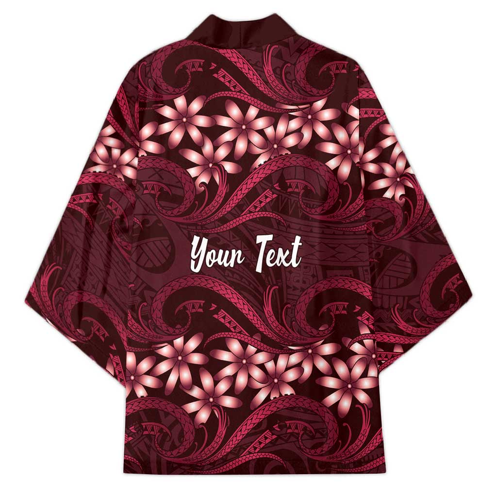 Personalised Cook Islands Mangaia Kimono Tiare Maori Polynesian Waves Tattoo LT14 - Polynesian Pride