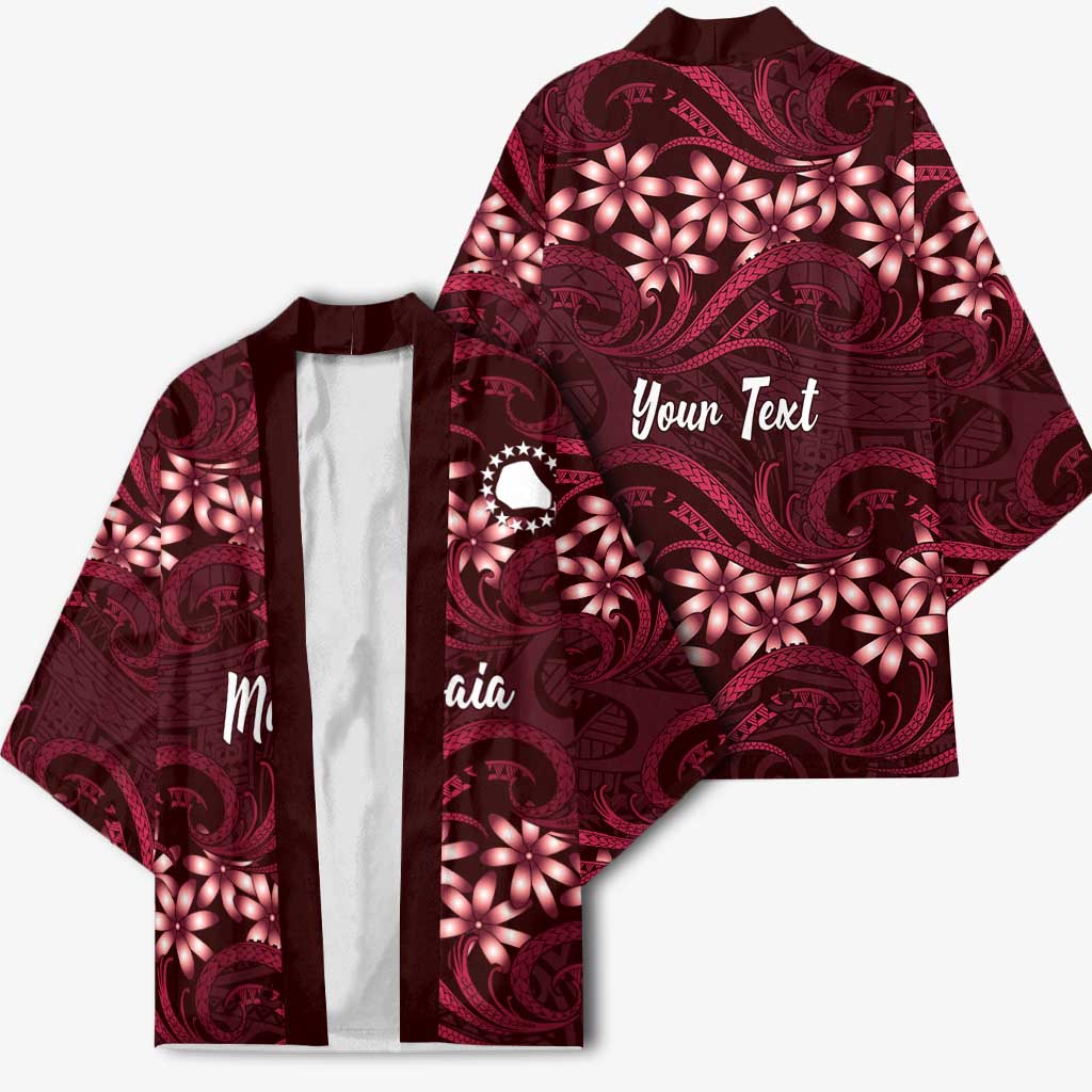 Personalised Cook Islands Mangaia Kimono Tiare Maori Polynesian Waves Tattoo LT14 - Polynesian Pride