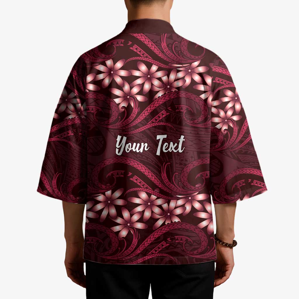 Personalised Cook Islands Mangaia Kimono Tiare Maori Polynesian Waves Tattoo LT14 - Polynesian Pride