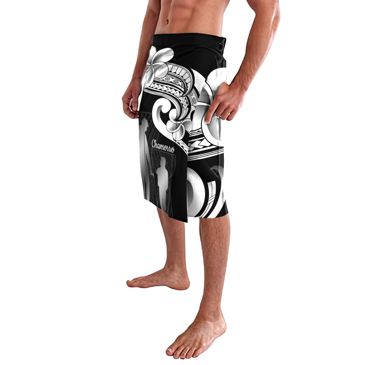 Guam Father's Day Lavalava Chamorro Latte Stone Polynesian Pattern