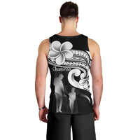Guam Father's Day Men Tank Top Chamorro Latte Stone Polynesian Pattern