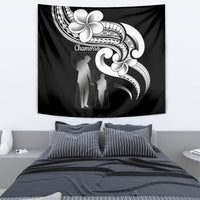Guam Father's Day Tapestry Chamorro Latte Stone Polynesian Pattern