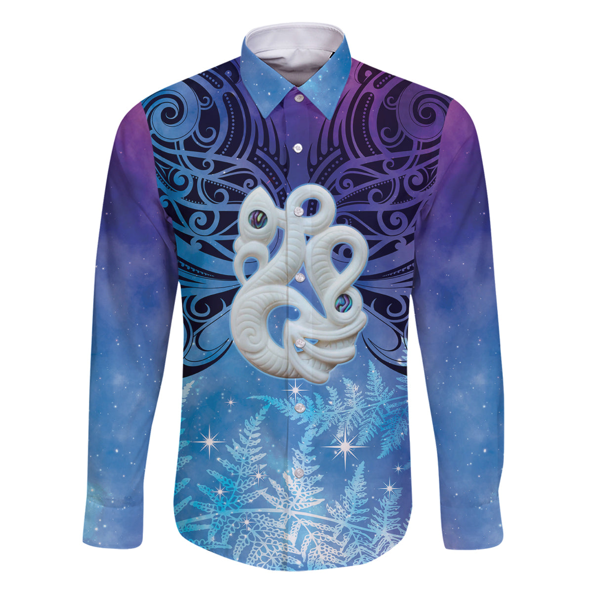 New Zealand Matariki Family Matching Summer Maxi Dress and Hawaiian Shirt Aotearoa Maori New Year Manaia Galaxy Vibes