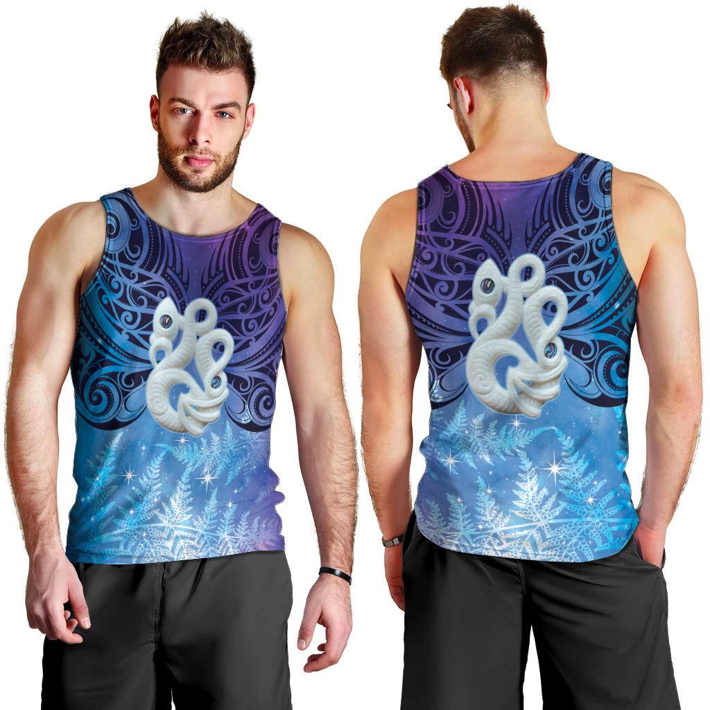 New Zealand Matariki Men Tank Top Aotearoa Maori New Year Manaia Galaxy Vibes