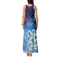New Zealand Matariki Tank Maxi Dress Aotearoa Maori New Year Manaia Galaxy Vibes