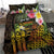 Personalised Vanuatu Independence Day Bedding Set Carving Drum Sand Drawing Turtle