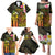 Personalised Vanuatu Independence Day Family Matching Puletasi and Hawaiian Shirt Carving Drum Sand Drawing Turtle