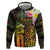 Personalised Vanuatu Independence Day Hoodie Carving Drum Sand Drawing Turtle