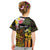 Personalised Vanuatu Independence Day Kid T Shirt Carving Drum Sand Drawing Turtle