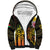 Personalised Vanuatu Independence Day Sherpa Hoodie Carving Drum Sand Drawing Turtle