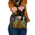 Personalised Vanuatu Independence Day Shoulder Handbag Carving Drum Sand Drawing Turtle