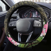 Vanuatu Independence Day Steering Wheel Cover Carving Drum Sand Drawing Turtle